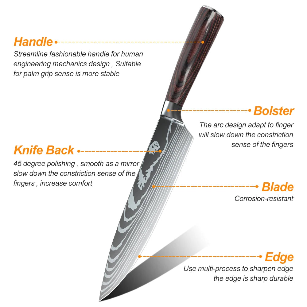 Kitchen Knives Set